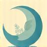 Stylized icon representing restful sleep and cellular recovery, perhaps a crescent moon with gentle waves or interconnected biological symbols.